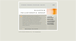 Desktop Screenshot of blaufund.org